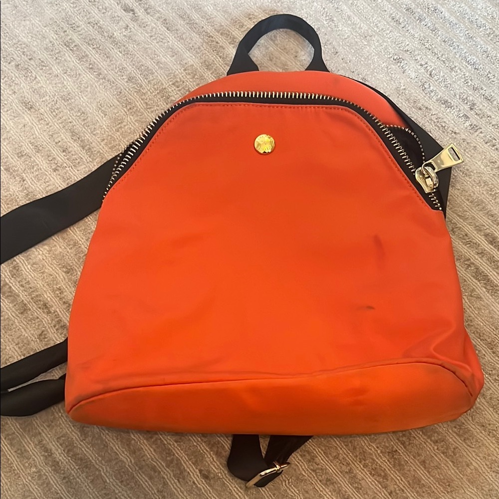 Jackie Smith Orange Backpack with Black Interior